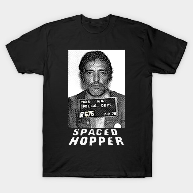 Spaced Hopper dark T-Shirt by Spine Film